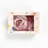 Q-FLA Cupla bath salt soap flower mini box rose gift, 1 piece, 1g / Q-FLA 큐플라 입욕제 소프플라워 미니 박스 장미 선물, 1개, 1g