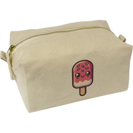 'Kawaii Ice Lolly' Canvas Wash Bag/Makeup Case (CS00036892)