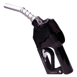 BORRITT Black 3/4'' inch NPT Automatic Shut-Off Fuel Nozzle Fuel Refilling Tool Perfect For Gas Stations,Industry,Transportation Used for diesel,gasoline,kerosen(13/16"Spout Max Flow Rate 16 GPM)