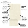 Etérea Carli Hand Towels, Single + Set + Bath Mat,