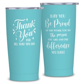 Cwutoba Employee Christmas Gifts, Thank You Gifts for Women, Appreciation Gifts for Coworker, Inspirational Gifts for Employees, Thank You Gifts for Volunteer Teacher Nurse 20oz Tumbler
