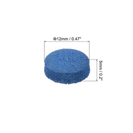 PATIKIL 12mm Pool Cue Tips, 30 Pack Pool Billiard Cue Tips Pool Stick Replacement Tips Pool Stick Tips Snooker Cue Tips, Blue