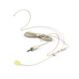 Moman Headworn Microphone, Wireless Microphone Headset Over Ear with 3.5mm Audio Jack for Wireless Lavalier Microphone System Streaming Teaching Live Performance (1PC