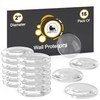 Clear Door Stoppers for Wall - Medium Size 2" (16