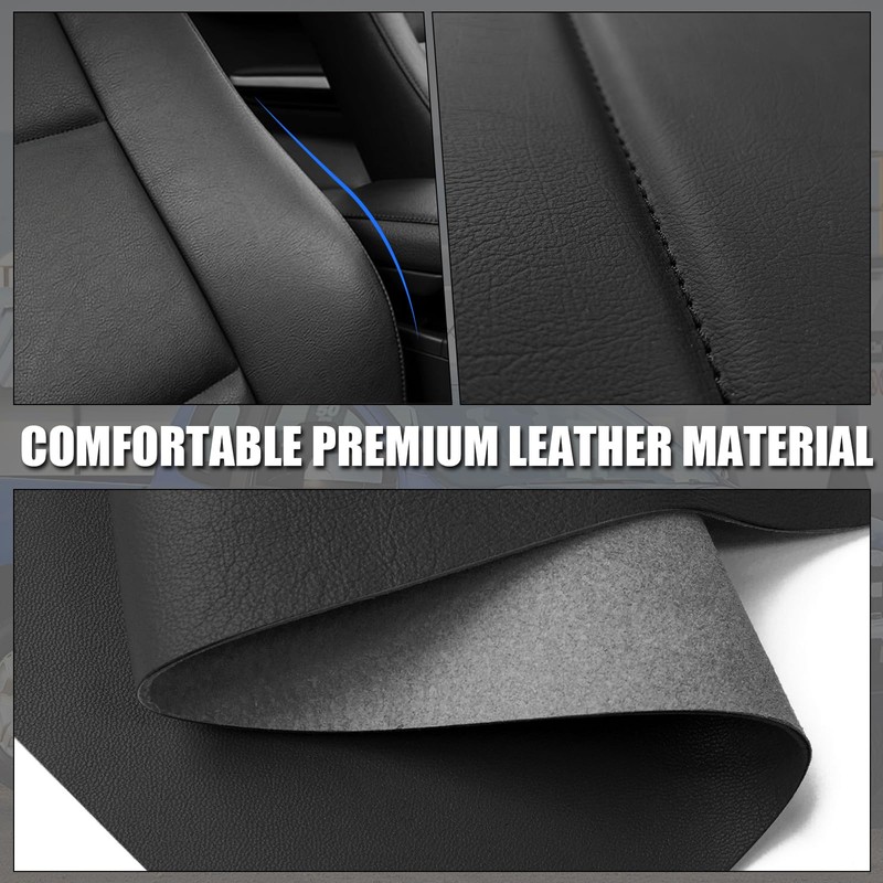 SAPUBK Custom-Fit Front Seat Covers with Back Pocket Replace for