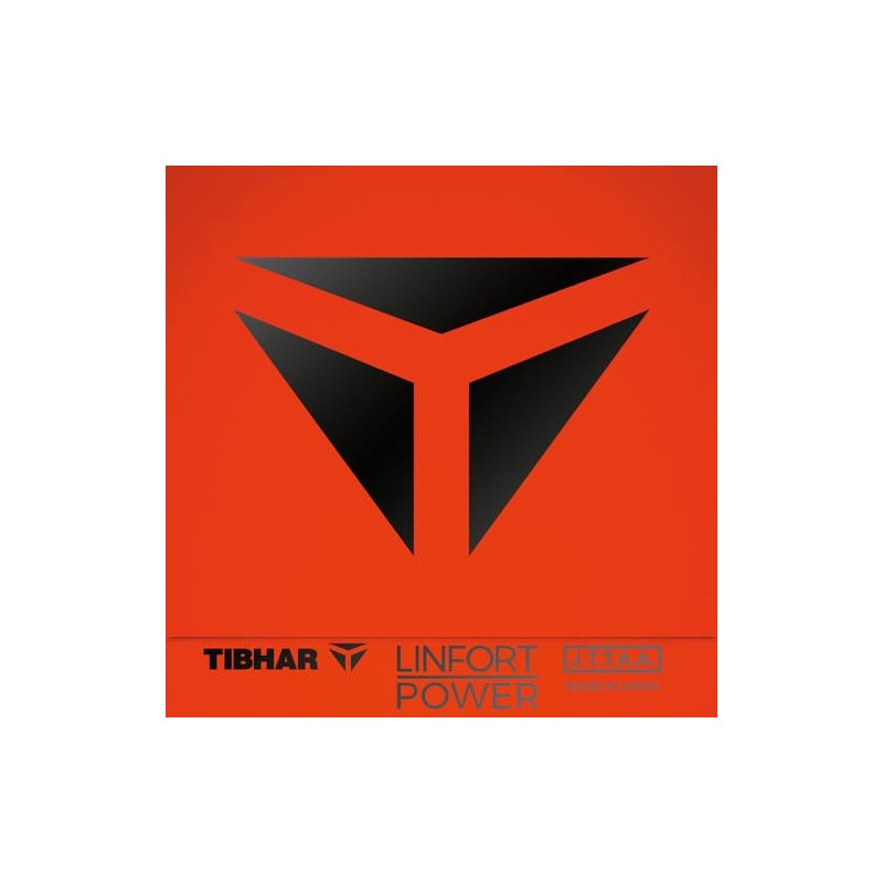 TIBHAR LINFORT POWER BT008-BLK Table Tennis Rubber (Black/2.0/Men's, Lady's, Jr)