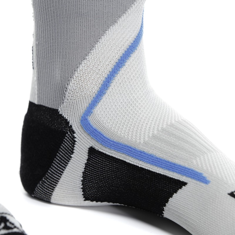 Dainese Unisex Dry Mid Motorcycle Socks Short Summer, Black/blue