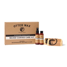 Otter Wax Essential Waxed Canvas Care Kit For Waterproofing - Made in the USA