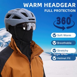 Unning Winter Balaclava Ski Balaclava Balaclava Balaclava Men's Thermal Ski Mask Warm Face Hood Women for Bicycle Motorcycle Skiing Snowboarding, Black glass hole