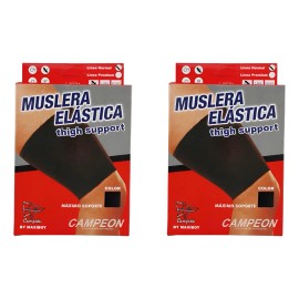 2- Pack Muslera Elástica Campeón Color Blanco