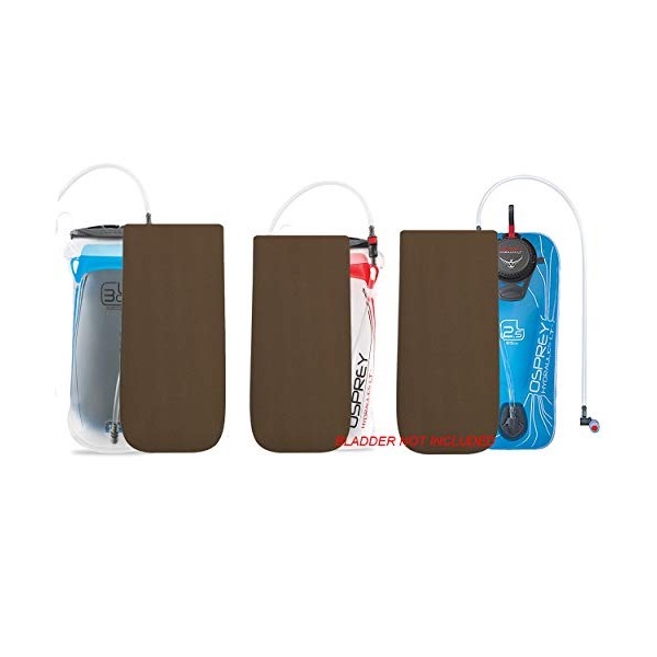 Bladder Insulation are Compatible with Osprey Hydraulics Water Bladder - Reservoir (Coyote Brown, Slide_Top_2.5L)