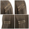 Frcolor Hair Pin, Gold, Three Pin, Pearl, With Bangs, Hair