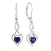 CARICY 925 Sterling Silver Infinity Dangle Earrings for Women September