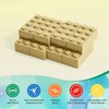 HUIZDQ 500 Piece Classic Building Bricks and 1 Gray Baseplate,