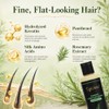 Champú Orgánico Crecimiento Cabello Romero Mujeres Hombres Natural Fortalecer Espesar
