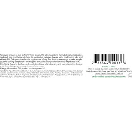 Mario Badescu Crema facial hidroemoliente con colágeno, vitamina A y E y aceite de maní, protege contra la pérdida de humedad, humectante facial de viaje para piel seca, 28 gr