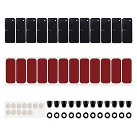 Yoursme Rear Window Louvers Replacement Hardware Double Side Tape Mounting Tools Kit Set Installation Universal fit for Ford Mustang Camaro Dodge Challenger