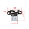 6 interruptores de límite micro con cable de 3 pines
