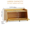 BAMBANG Bread Box for Kitchen Countertop, Bamboo Bread Box for