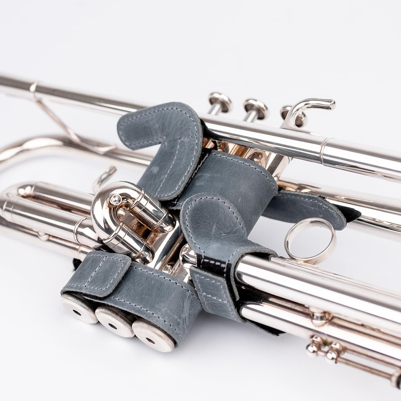 Trumpet Valve Guard XL Genuine Leather Protection Trumpet Valve Cover