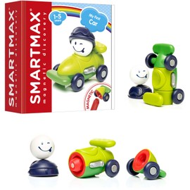 SmartMaxMy First Car Dynamic STEM Building Set - Magnetic Discovery for Ages 1+