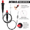 4 Sets Piezo Spark Igniter with 2 Replacement Switch, BBQ