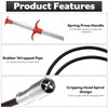 Krallengreifer, 200 cm Rohrreinigungsspirale Greifer, Flexibel Abflussspirale Gripper, Teleskopgreifer Abflussreiniger