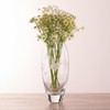 DIAMANTE Bud Vase 'Butterfly' - Small Hand Etched Crystal Vase