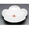 Arita Ware 96777 Koraku Kiln Plum Shaped Small Plate, Red