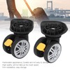 Luggage Caster, A18 1 Pair Universal Luggage Suitcase Spinner Wheels