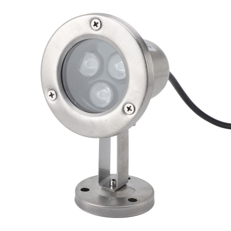 Pond Light 3W LED Stainless Steel IP68 Waterproof Energy Saving