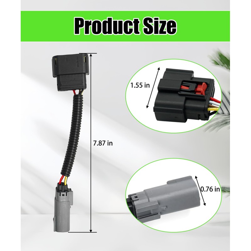2PCS Halogen to LED Taillight Conversion Harness Kit Fits for