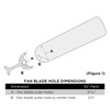 Westinghouse Lighting 7741600 52-Inch White/Bleached Oak Replacement Fan Blades, Five-Pack