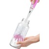 Nuby Bottle and Nipple Brush with Soft Bristles and Stand