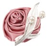 MECCANIXITY Boutonnieres for Men/Women, Rose Gold Groom Corsage Artificial Flower