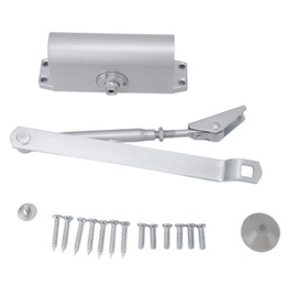 Automatic Door Closer Cast Aluminium and Cold Rolled Steel 90 Degrees Safety Spring Door Closer