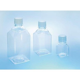 Greiner Bio-One Media Bottle, PET, 100mL, Sterile, w/ Cap, Clear