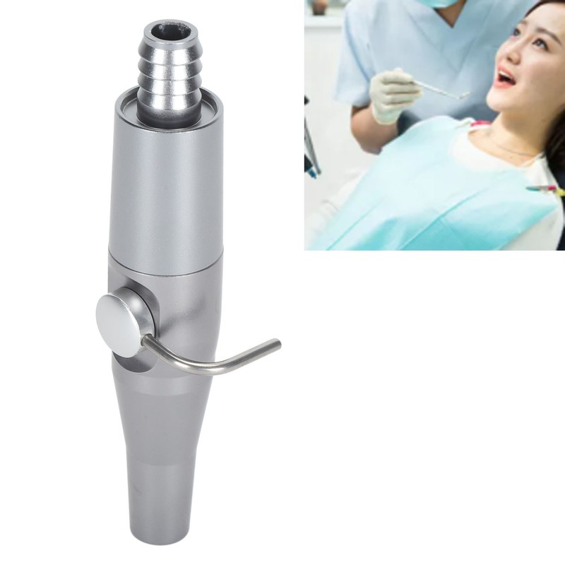 Saliva Weak Suction Handle Aluminum Ergonomic Suction Saliva Weak Conversion