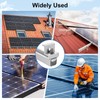 M METERXITY 10 PCS Solar Panel Mounting Brackets Kits, Aluminum
