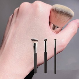 Soft Touch Dense Makeup Brush 3-Piece Set 3-Piece Set 5ea