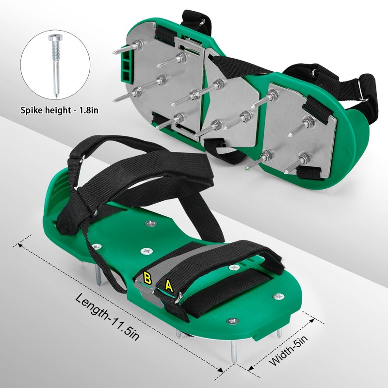 MOFEEZ Lawn Aerator Shoes for Grass - Pre-Assembled Grass Aerator