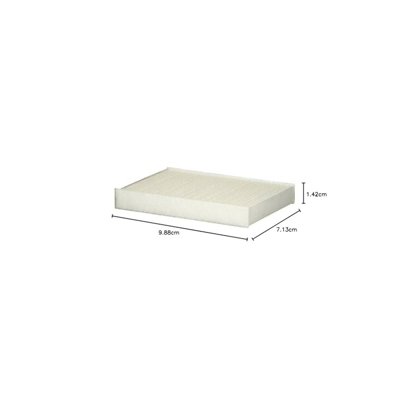 ECOGARD XC10434 Filtro de aire de cabina premium compatible con