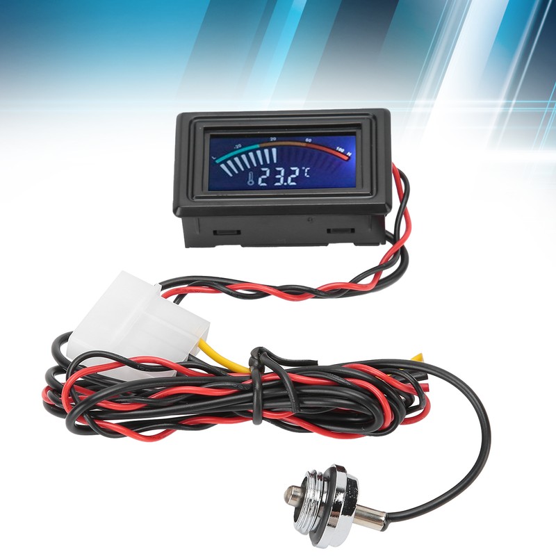 Water Cooling Thermometer Computer Water Cooled Temperature Digital Display Meter