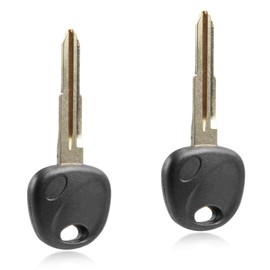 2x USARemote Remote Fob Uncut Plastic Head Blank Car Door Mechanical Key for 2006 2007 2008 2009 2010 2011 Hyundai Accent 2006 2007 2008 2009 2010 Kia Rio (HY16-P)