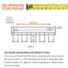 C2M Heavy Duty Floating Tool Shelf & Organizer | Wall