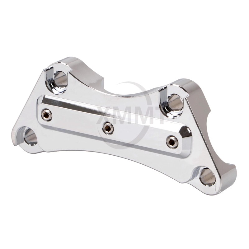 Unbranded US Chrome 1" Handlebar Riser Top Clamp For Harley