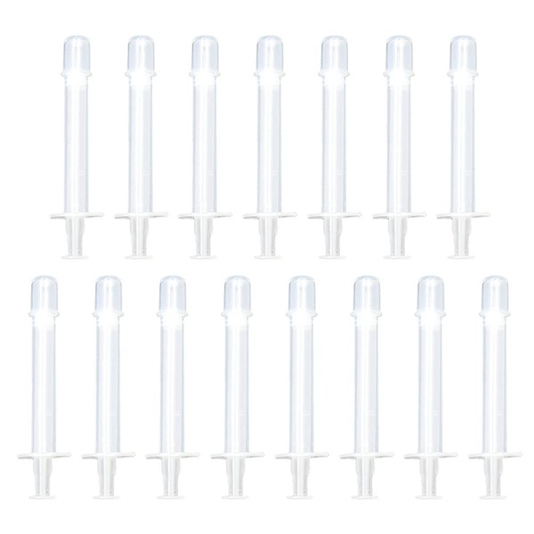 Healifty 15Pcs Plastic Vaginal Applicator Hygienic Threaded Injector Syringe Launcher Personal Health Care Aid Tools for Women