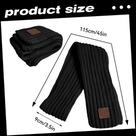 Sterntaler Scarf for Children, Boys and Girls, Baby Scarf, Knitted Neck Warmer for Winter Scarf, Loop, Soft, Beautiful Scarves, Children, Baby, Winter, Toddlers for Warm Conder, black