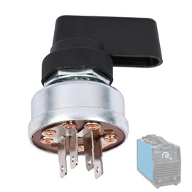 Promrmr 4 Terminal 4 Position Switch Includes Handle & Dust Grommet Compatible with Miller Welder Starter Ignition Switch, Replace 176606 217680 207110 207073