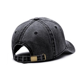 CASROSY USA Flag Veteran Hat for Men,Adjustable Embroidery American Army Veteran Hat - USA Patriotic Military Baseball Cap for Veteran Gift. Light Black